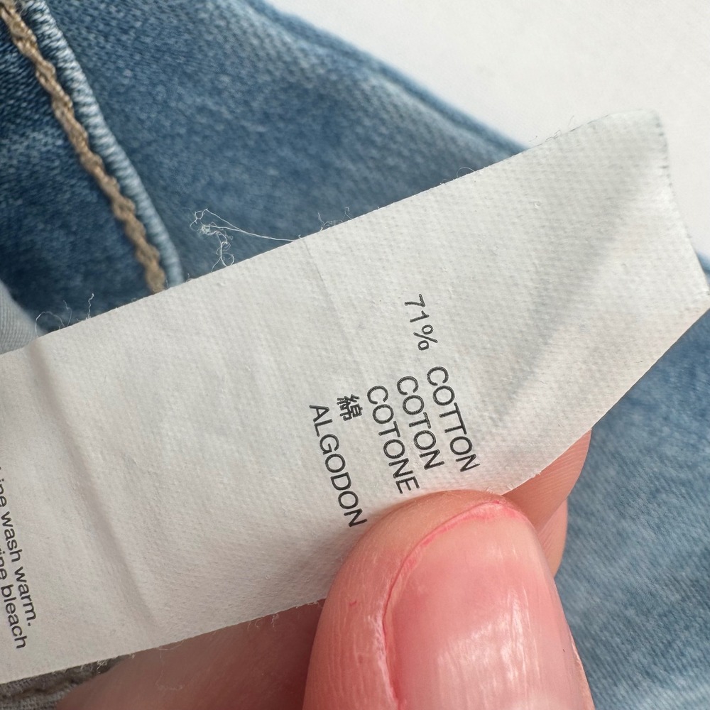 Baby Gap Girls Patchwork Boyfriend Jeans Size 4- Medium wash & Adjustable Waist - Picture 8 of 8